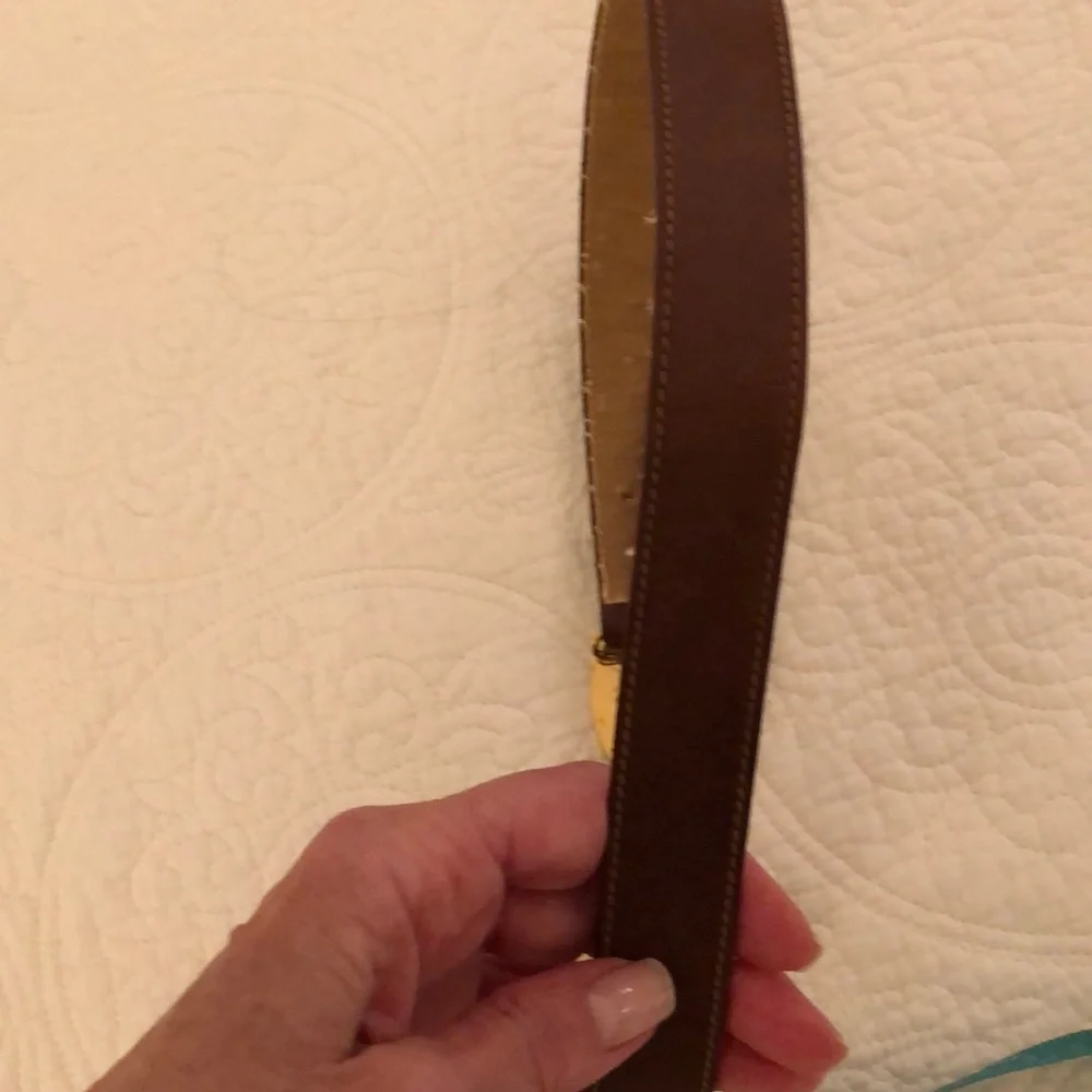GUCCI child’s saddle color unisex vintage leather belt
